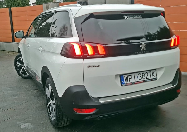 Peugeot 5008 cena 69999 przebieg: 175000, rok produkcji 2018 z Ślesin małe 326
